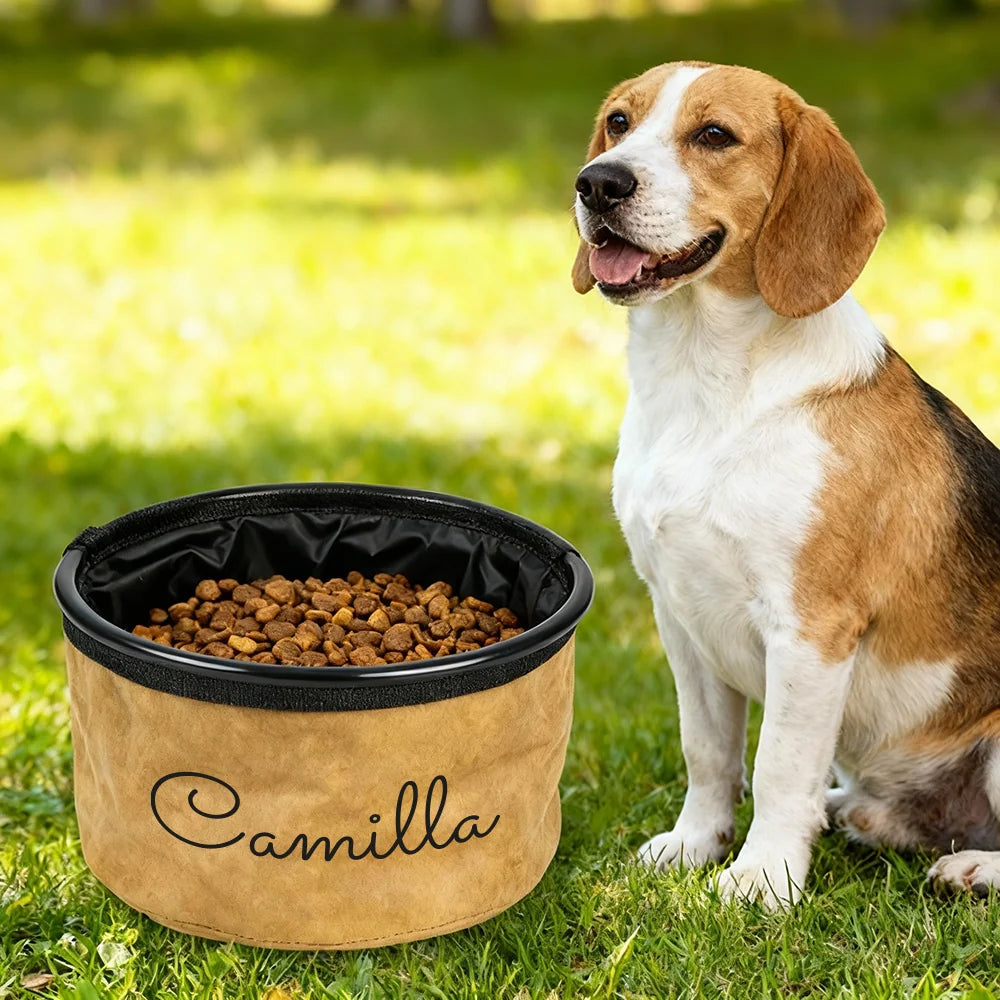 Ciotola pieghevole personalizzata per cani e gatti